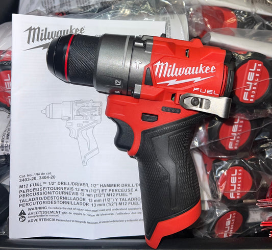 Milwaukee M12 Fuel 1/2" Hammer Drill/Driver. Model #3404-20