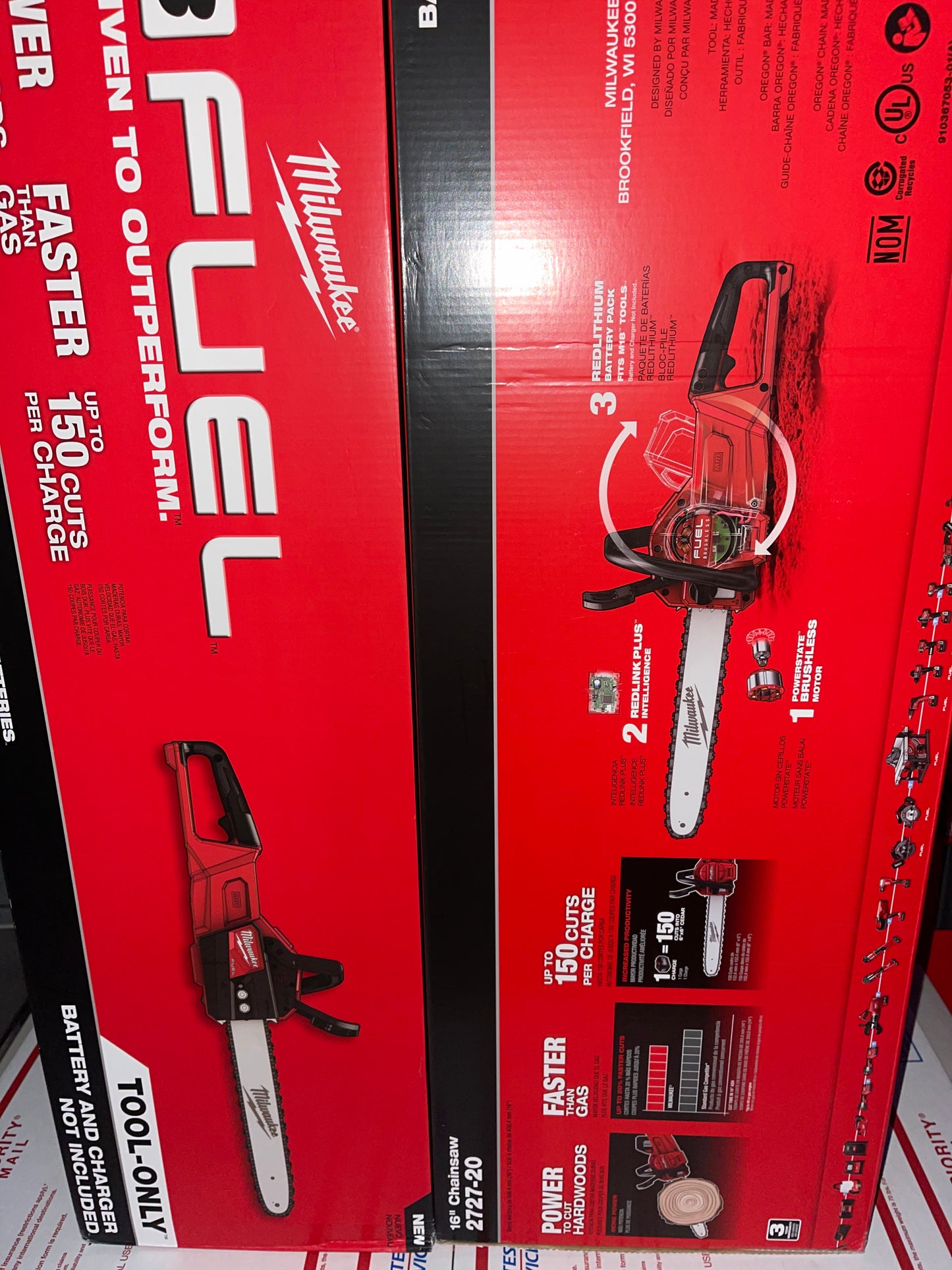 Milwaukee M18 Fuel 16" Chainsaw. Model #2727-20