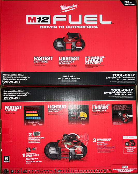 Milwaukee M12 Fuel Compact Bandsaw. Model #2529-20