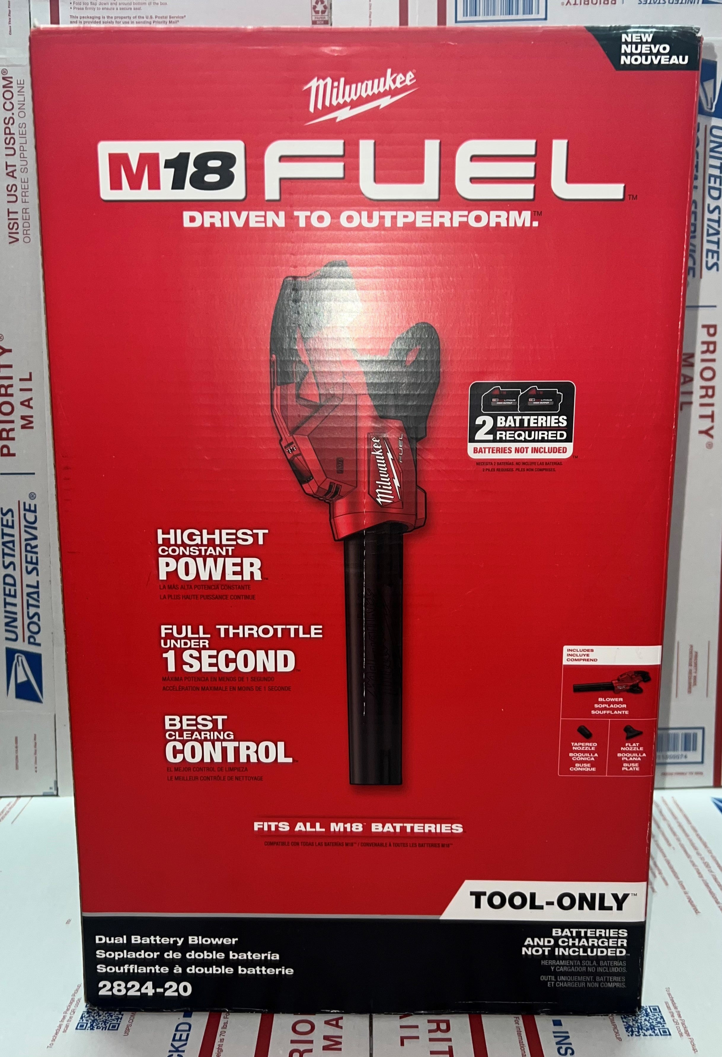 Milwaukee m18 blower discount with battery and charger