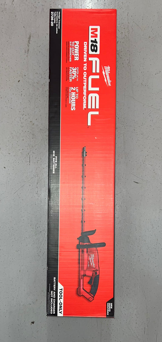 Milwaukee M18 Fuel 24" Hedge Trimmer. Model #2726-20